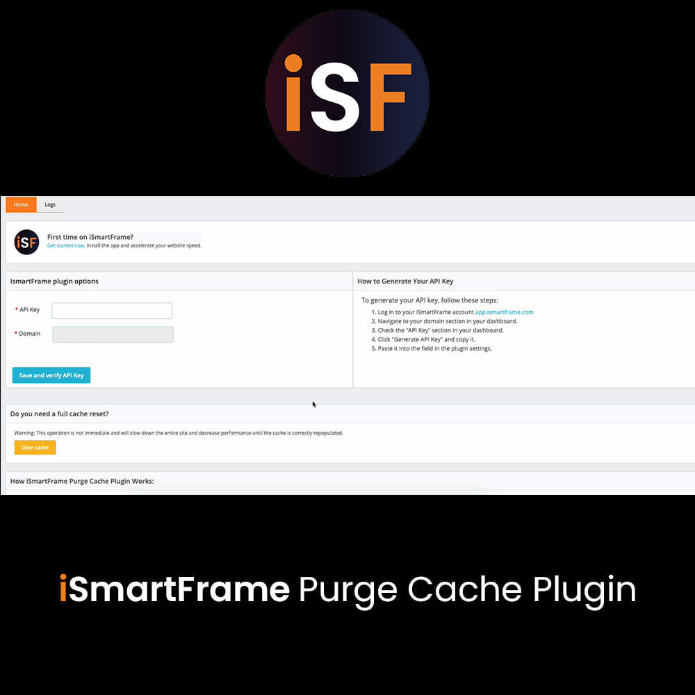 Modulo iSmartFrame per il purge della cache